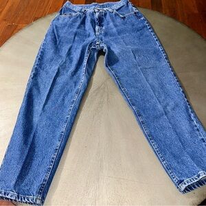 Rare Vintage Lee High Rise Tapered Leg Jeans 31x28.5 Medium Wash